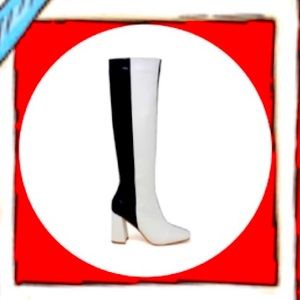 [#1005] YOKI | Jacklyn-11 Women's Two Tone Knee-High Boots | Size: 10